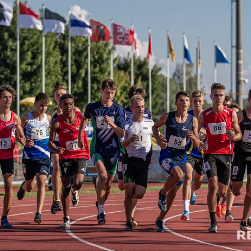 Mehrkampf Schweizer Meisterschaft 2020 von Swiss Athletics in Langenthal. 1000 Meter Lauf